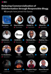 From backlash to dialogue: EU, DUBAWA convene bloggers to confront monetised disinformation amid controversy