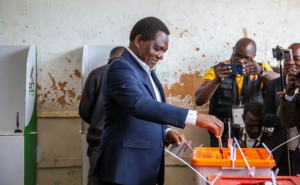 Zambia’s Hichilema leads presidential vote count