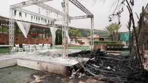 Wedding venue fire kills at least 22 in DR Congo